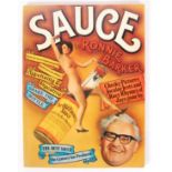 RONNIE BARKER SIGNED 'SAUCE' POSTCARD BOOK