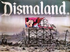 ORIGINAL DISMALAND JEFF GILLETTE BANKSY EXHIBITION PRINT