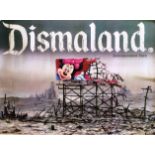 ORIGINAL DISMALAND JEFF GILLETTE BANKSY EXHIBITION PRINT