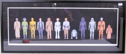 ORIGINAL STAR WARS FIRST 12 FIGURES CONCEPT ART PRINT: A RARE LIMITED EDITION