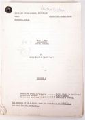 ORIGINAL ALLO ALLO SCRIPT BELONGING TO ARTHUR BOSTROM