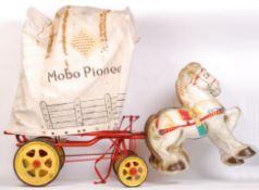 INCREDIBLE ROY ROGERS OWNED MOBO PIONEER COWBOY PEDAL CAR WAGON