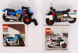 VINTAGE 1970'S LEGO MOTORCYCLES