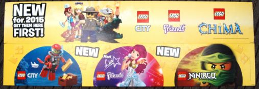 LEGO SHOP ADVERTISING CARD DISPLAY BANNER