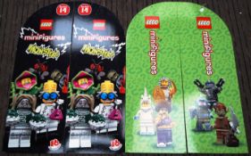 LEGO MINIFIGURES CARD DISPLAY POSTERS