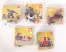 COLLECTION OF 1980'S LEGO LEGOLAND KNIGHT'S SERIES SETS