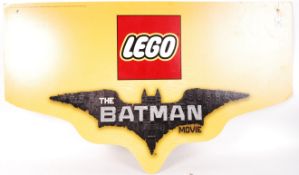 LEGO " THE BATMAN MOVIE " POINT OF SALE SHOP DISPLAY POSTER
