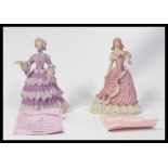 Two Wedgwood Spink commissioned ceramic figurines