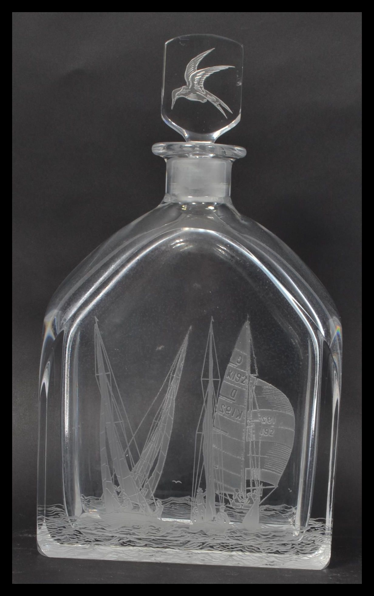 A vintage 20th century Orrefors decanter designed - Image 3 of 7