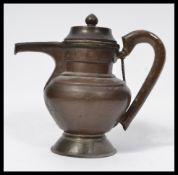 An unusual believed 19th century bronze teapot / t