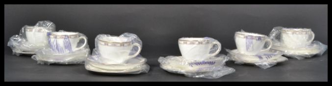 A Wedgwood bone China six person cover tea service