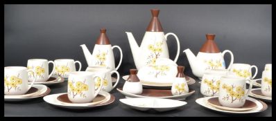 A retro 20th century Carltonware dinner service in