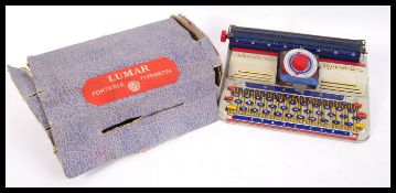 LUMAR CHILDREN'S PORTABLE TYPEWRITER