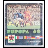 A rare Panini Europa 80 Complete Football Sticker Album. Hard to obtain set has been neatly stuck in