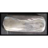 Golfing / Golf interest: An early 20th century silver hallmarked glasses spectacles case by Mappin