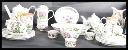 An extensive collection of Portmerrion Botanic Gardens ceramics to include wash bowl and jug,