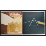 Vinyl Records - Pink Floyd ' Dark Side Of The Moon ' 1st Press, Solid Blue Triangle, no posters