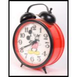 WALT DISNEY OVERSIZED MICKEY MOUSE ALARM CLOCK