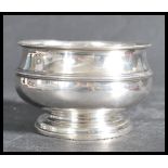 A silver hallmarked bowl by Adie Brothers Ltd bearing Birmingham hallmarks date letter W. The bowl