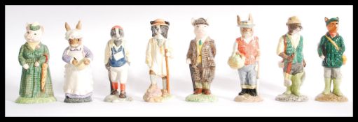 A group of eight boxed John Beswick figurines from the Country Folk collection to include ECF1 The