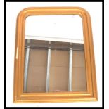 A large 19th Century gilt framed overmantel mirror