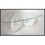 After Isamu Noguchi for Heal's furniture, Isamu Noguchi coffee table comprising of two shaped