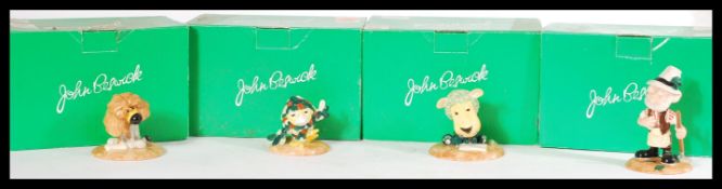 A collection of four boxed Beswick Herbs ceramic collectable figures to include Bayleaf Gardener,