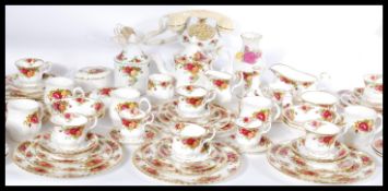 An extensive collection of Royal Albert Old Countr