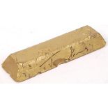 DIE HARD WITH A VENGEANCE PROP GOLD BAR AUTOGRAPHE