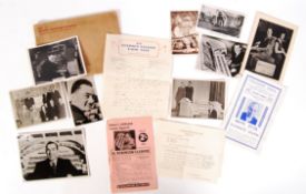 EPHEMERA & AUTOGRAPHS RELATING TO ORGAN PLAYERS ET