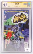 RARE BATMAN '66 #1 DC COMICS CELEBRITY AUTHENTICS