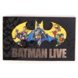 RARE 'BATMAN LIVE' ARENA TOUR SIGNED PROGRAMME