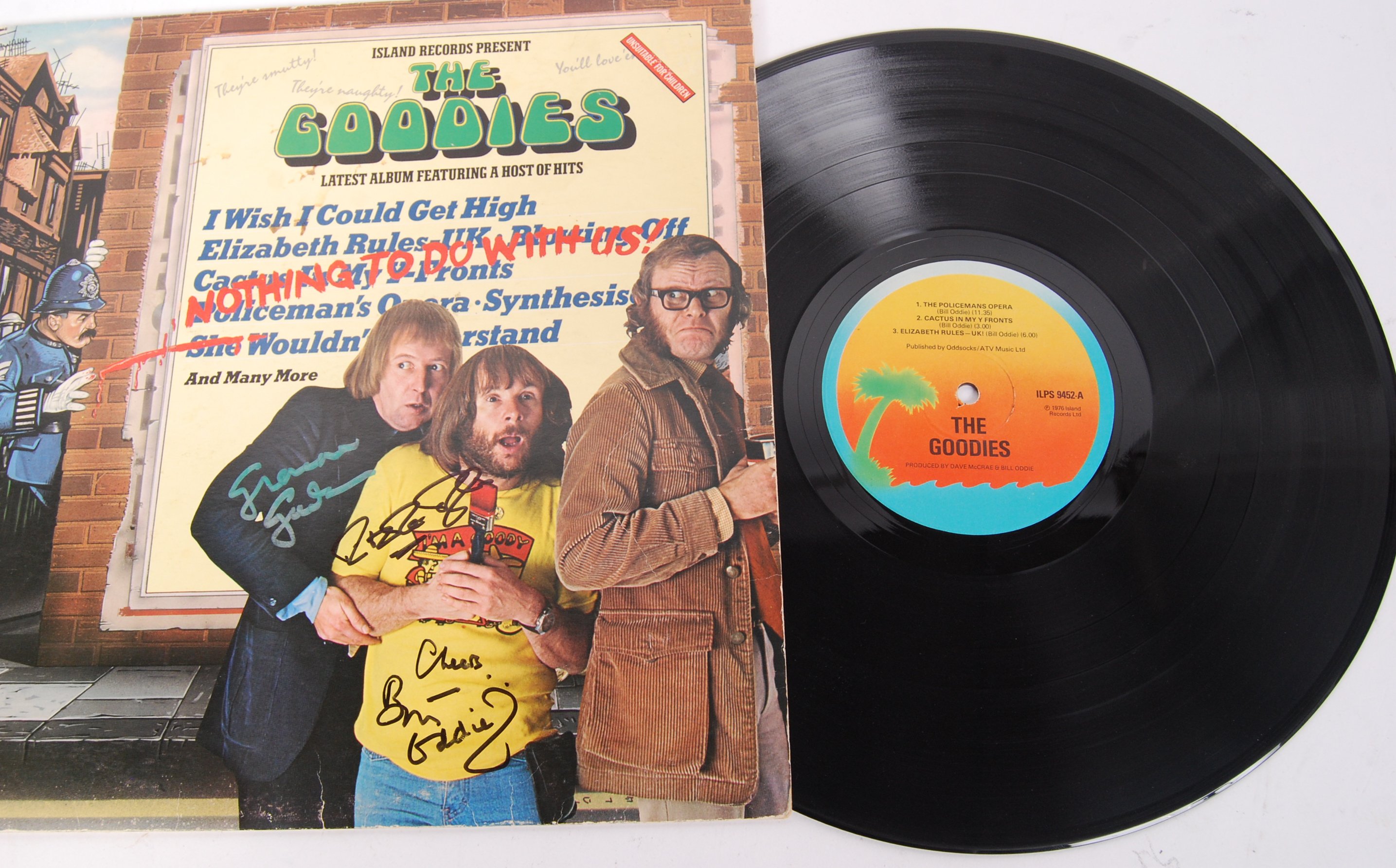 THE GOODIES - NOTHING TO DO WITH US - FULLY SIGNED - Image 3 of 3