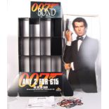 007 JAMES BOND VHS POINT OF SALE SHOP DISPLAY STAN