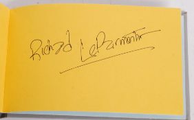 AUTOGRAPH BOOK - ACTORS, SINGERS, THEATRE ETC