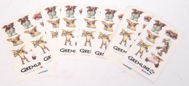 RARE GREMLINS CREST TOOTHPASTE STICKER SHEETS