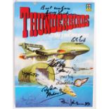 RARE THUNDERBIRDS FULL CAST MULTI-SIGNED AUTOGRAPH