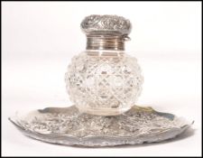 A 19th century Victorian silver hallmarked large i