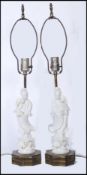 A pair of early 20th century Chinese blanc de chin