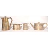 An Elkington & Co 4 piece silver plated tea servic