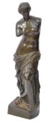 A stunning large bronze sculpture of ' Aphrodite a