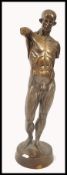 A 20th century large Italian nude bronze statue of