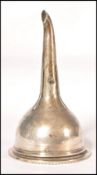A 19th century silver plated ( on copper ) wine fu