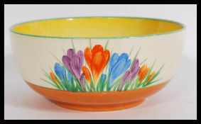 A vintage 20th century Clarice Cliff large fruit b