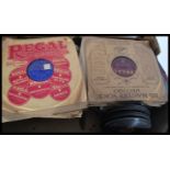 A large collection of 78rpm records dating from the early 20th Century to include military, big