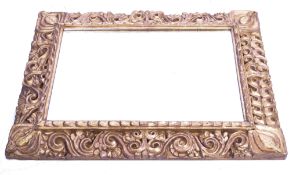 An early 19th century overmantel mirror having a f
