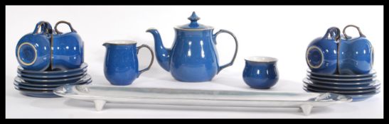 A vintage 20th century Denby stoneware tea service