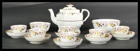 An early 19th Century tea service to include tea b