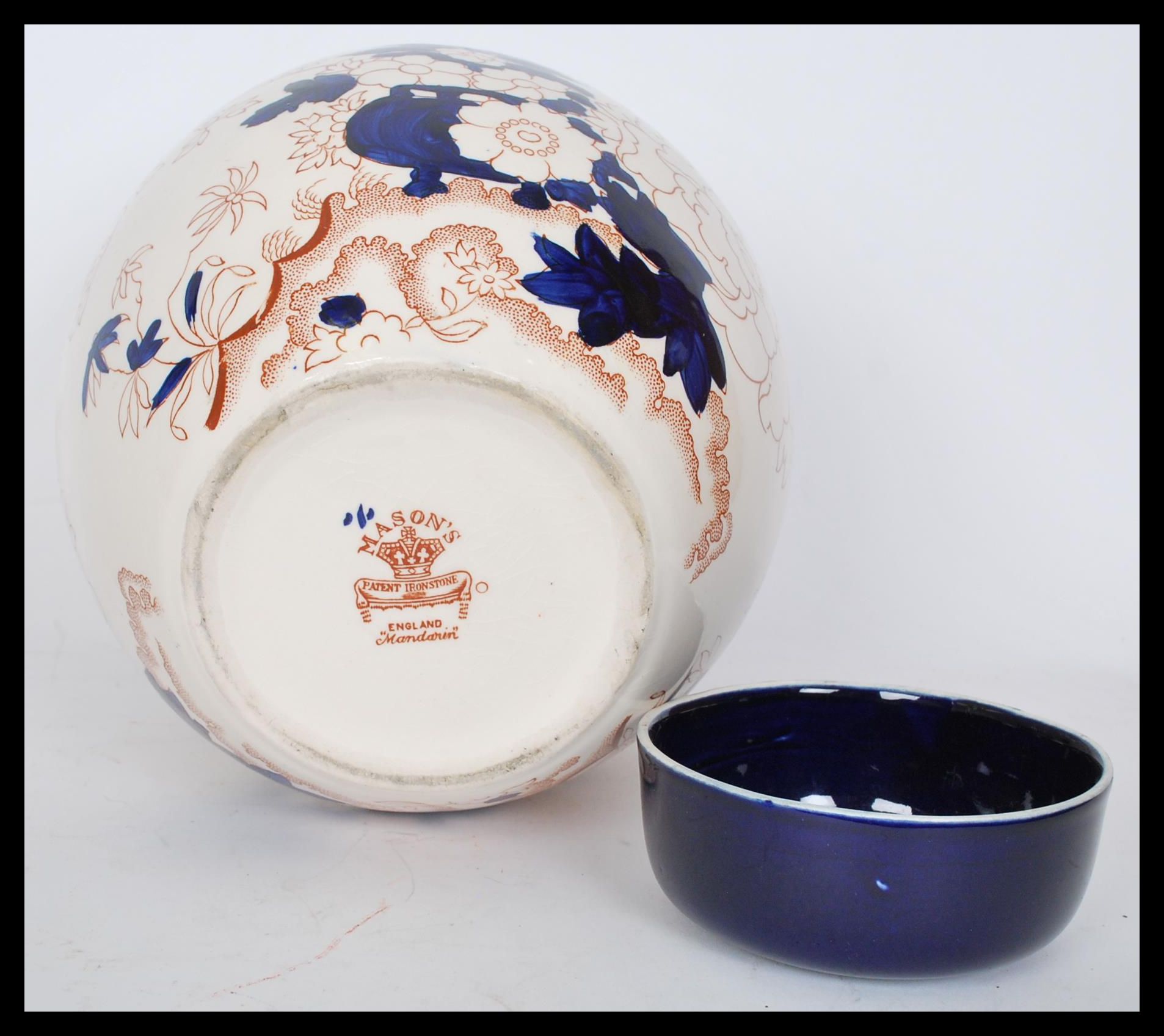 An early 20th century Mason's / Mason ceramic lidd - Image 6 of 6
