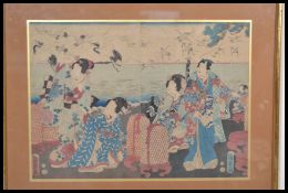 An early 19th Century Japanese woodblock Tokugawa